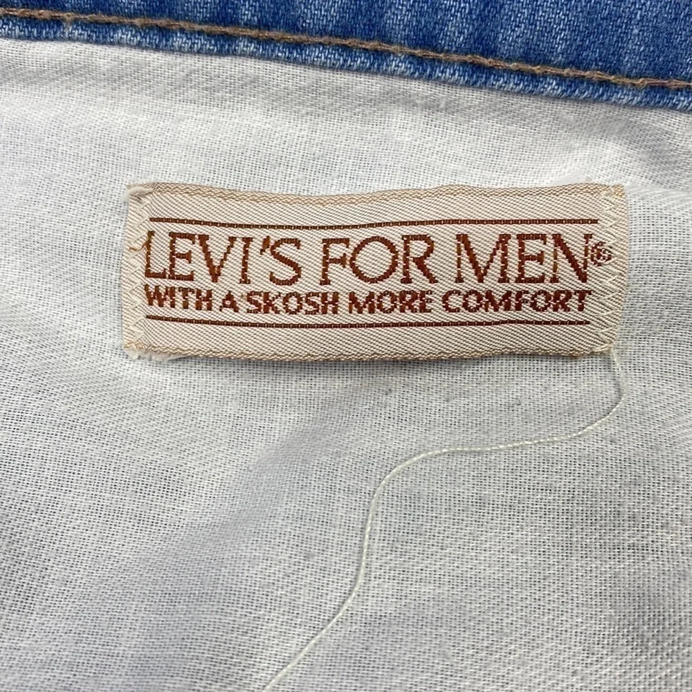 Vintage Levi Jeans With A Skosh More Comfort 70s 36x30 Orange Tag
